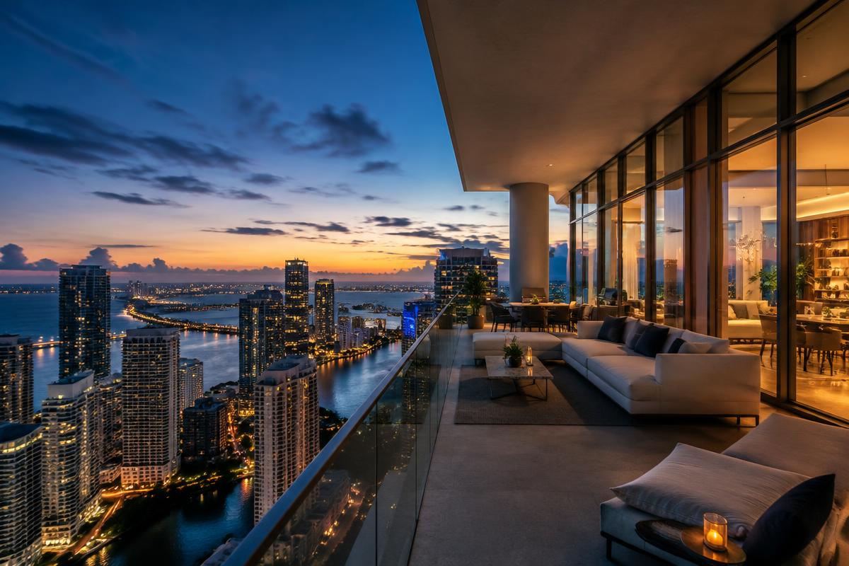 1000 Brickell Plaza, PH luxury property